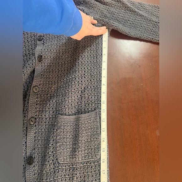 J. Jill Charcoal Knit Cardigan - Picture 5 of 6